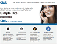 Tablet Screenshot of citel.com
