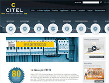 Tablet Screenshot of citel.fr